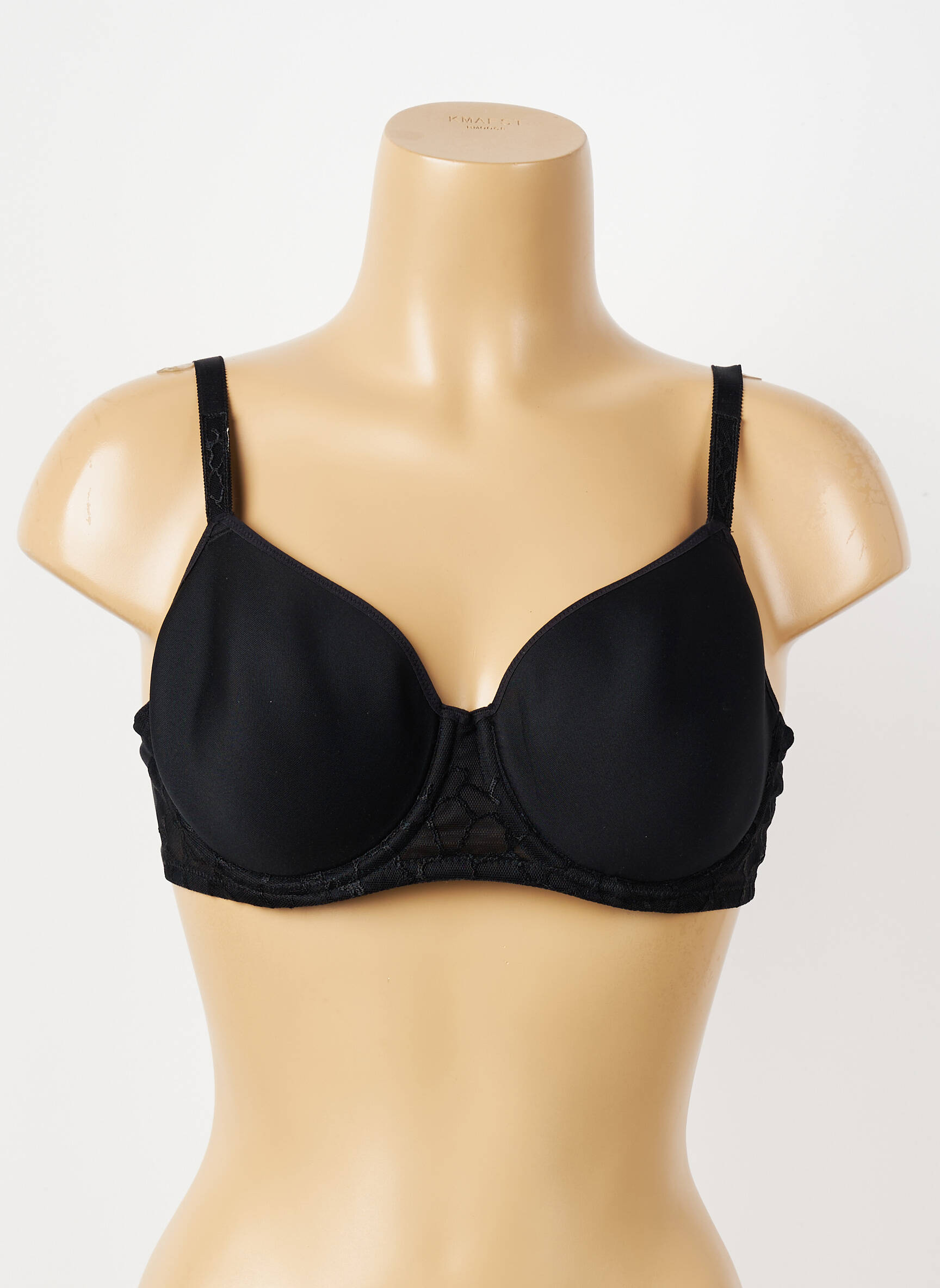 Soutien-gorge broderie haut soutien-gorge emboitant noir WACOAL femme