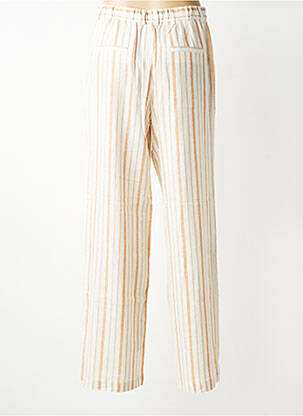 Pantalon droit taille élastique taille normale beige SURKANA femme