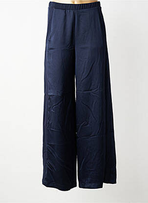 Pantalon droit taille élastique taille normale bleu IMPERIAL femme