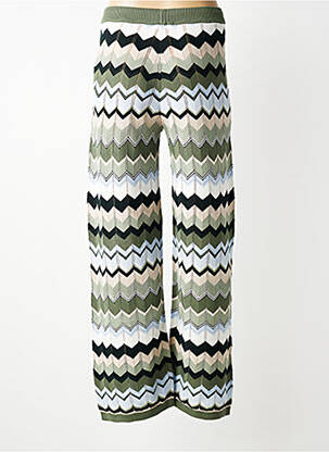 Pantalon droit taille élastique taille normale vert STREET ONE femme