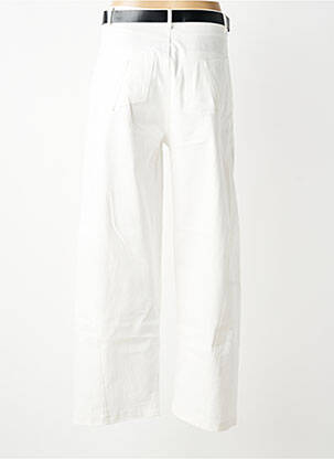 Pantalon droit taille normale taille normale blanc IMPERIAL femme