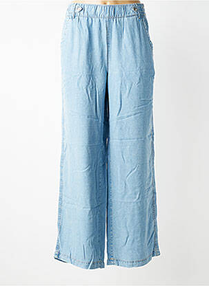 Pantalon large coupe fluide taille normale bleu STREET ONE femme