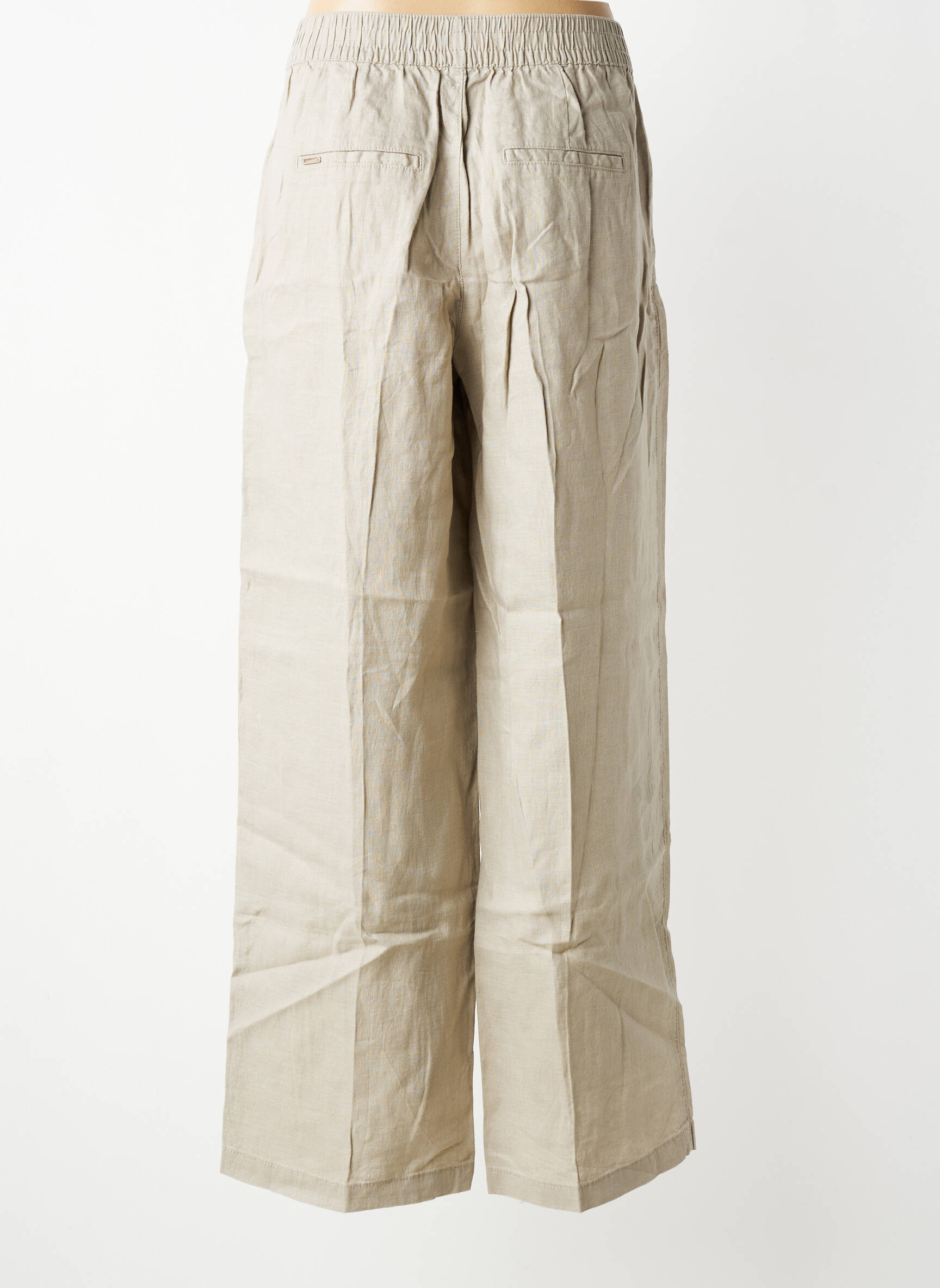 Pantalon large taille normale taille normale beige STREET ONE femme