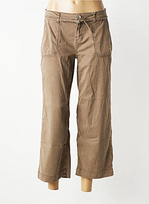 Pantalon 7/8 taille normale taille normale marron STREET ONE femme
