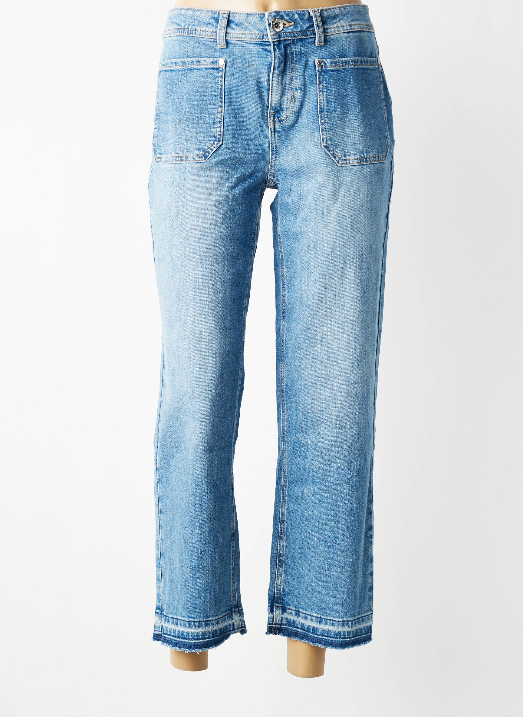 Jeans coupe droite taille normale taille normale bleu STREET ONE femme