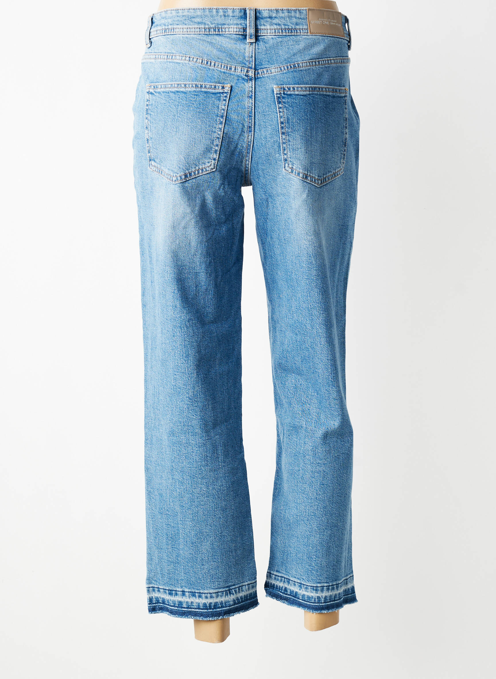Jeans coupe droite taille normale taille normale bleu STREET ONE femme