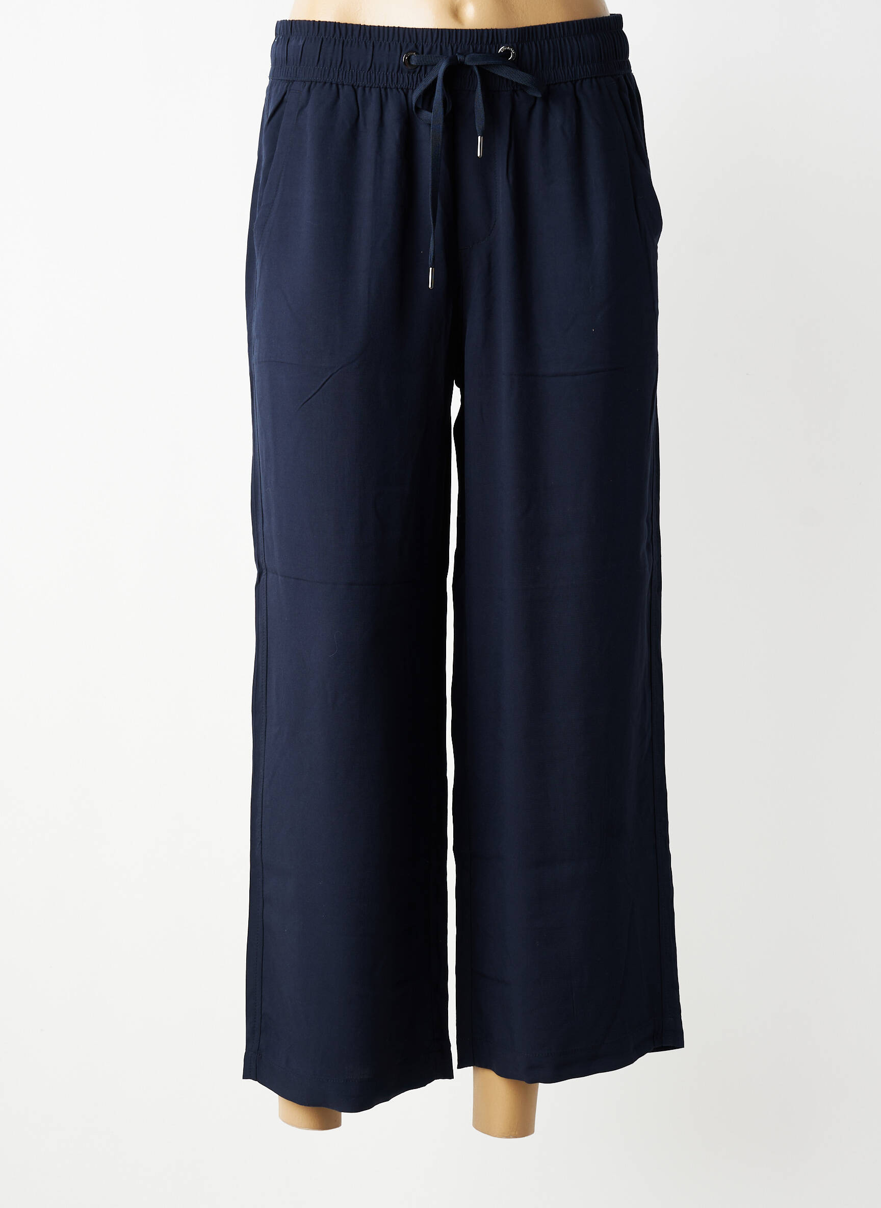Pantalon large coupe fluide taille normale bleu STREET ONE femme