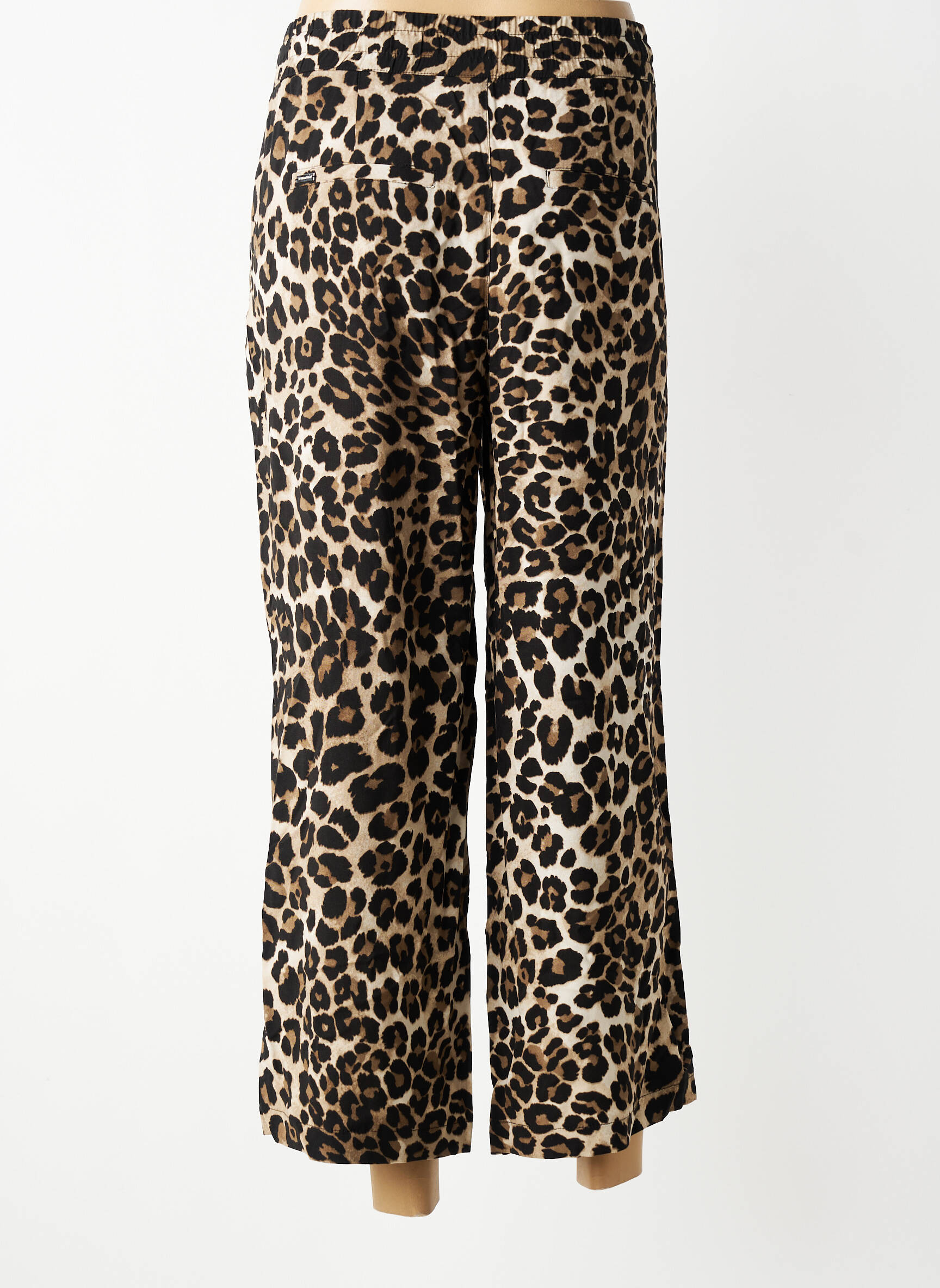 Pantalon large coupe fluide taille normale marron STREET ONE femme