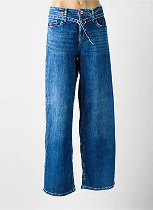 Jeans coupe large stretch taille normale bleu STREET ONE femme