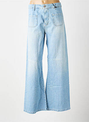 Jeans coupe large stretch taille normale bleu PLEASE femme