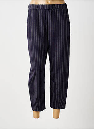 Pantalon 7/8 stretch taille normale bleu PLEASE femme