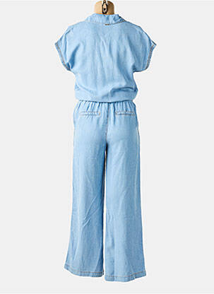 Combi-pantalon col chemisier manches courtes bleu STREET ONE femme