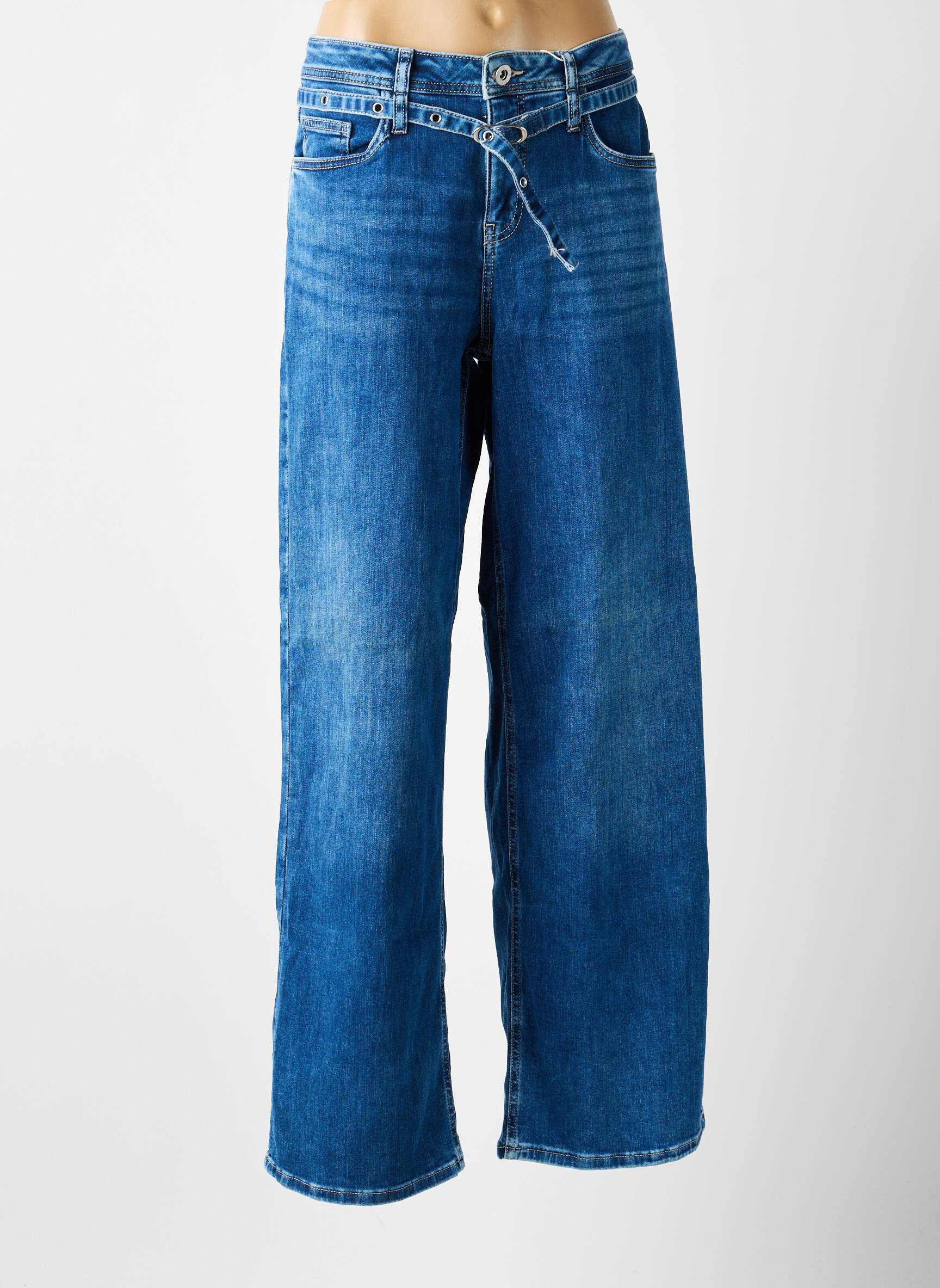 Jeans coupe large stretch taille normale bleu STREET ONE femme
