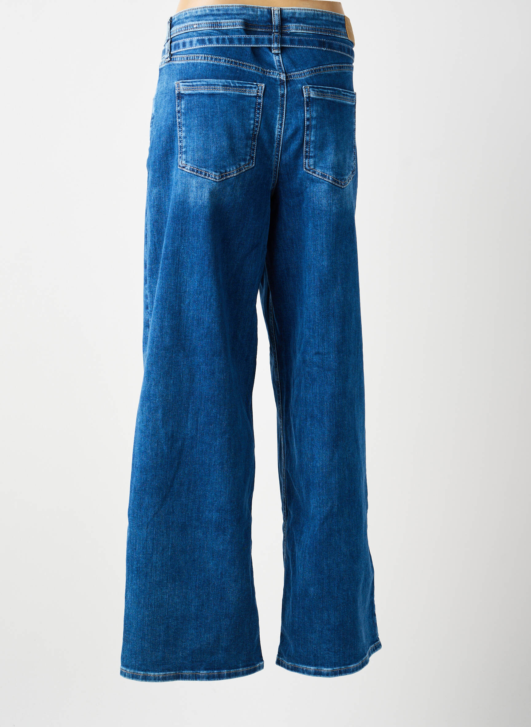 Jeans coupe large stretch taille normale bleu STREET ONE femme