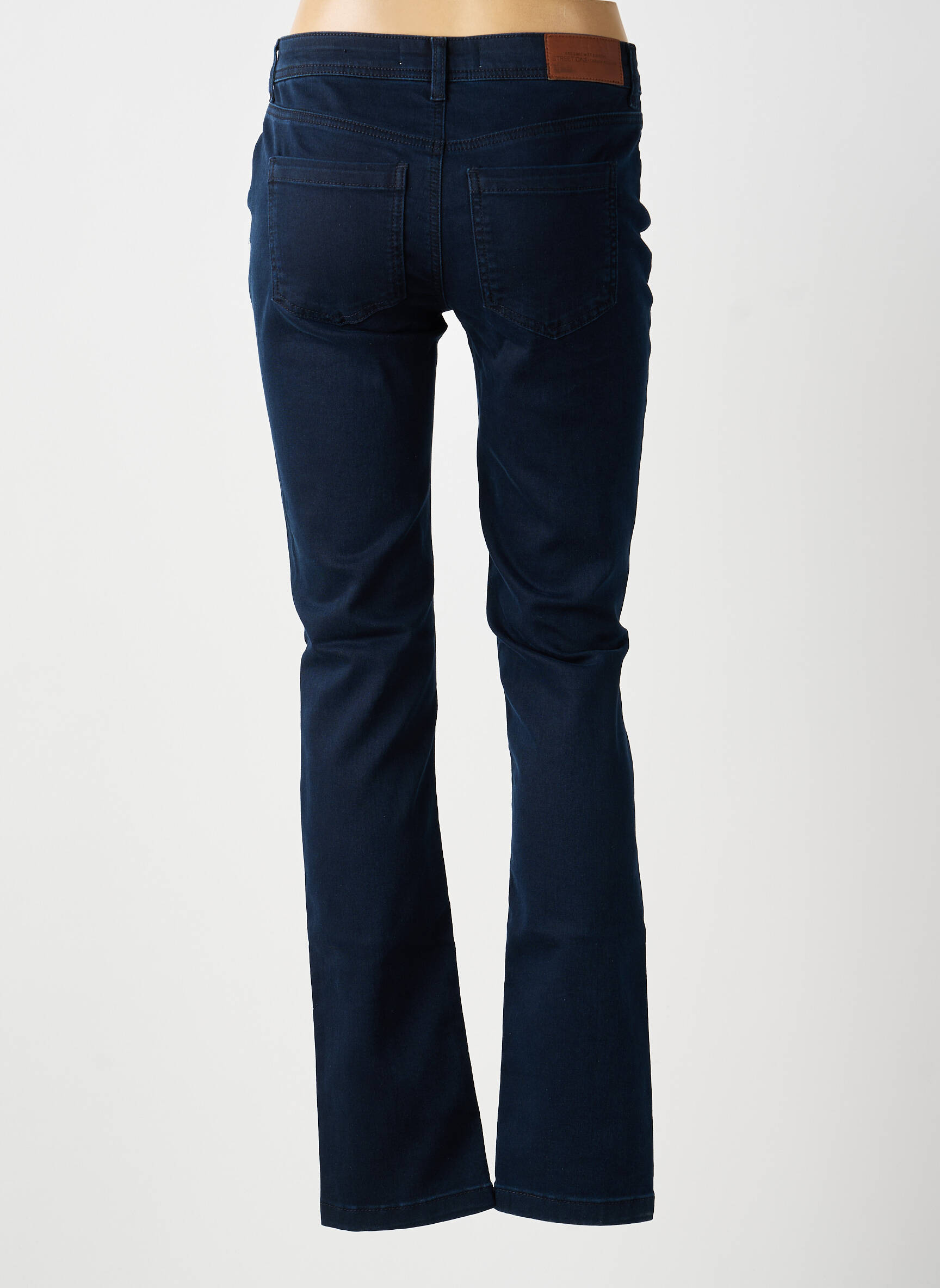 Jeans coupe slim tissage brut taille normale bleu STREET ONE femme