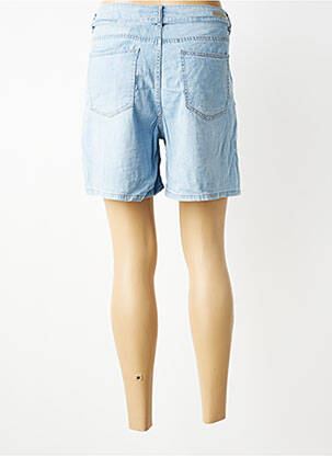 Short tissage denim taille normale bleu GEISHA femme