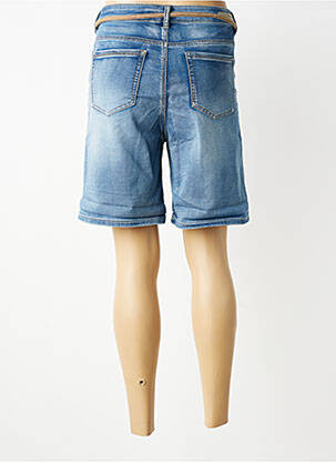 Short coupe large taille normale bleu GEISHA femme