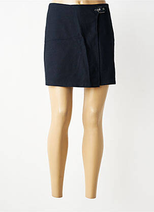 Jupe short coupe droite bleu STREET ONE femme