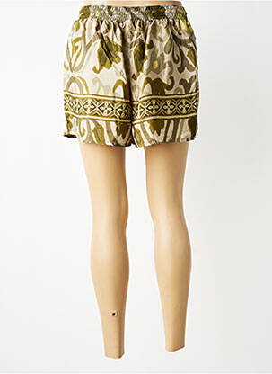 Short taille normale taille normale vert LARAETHNICS femme