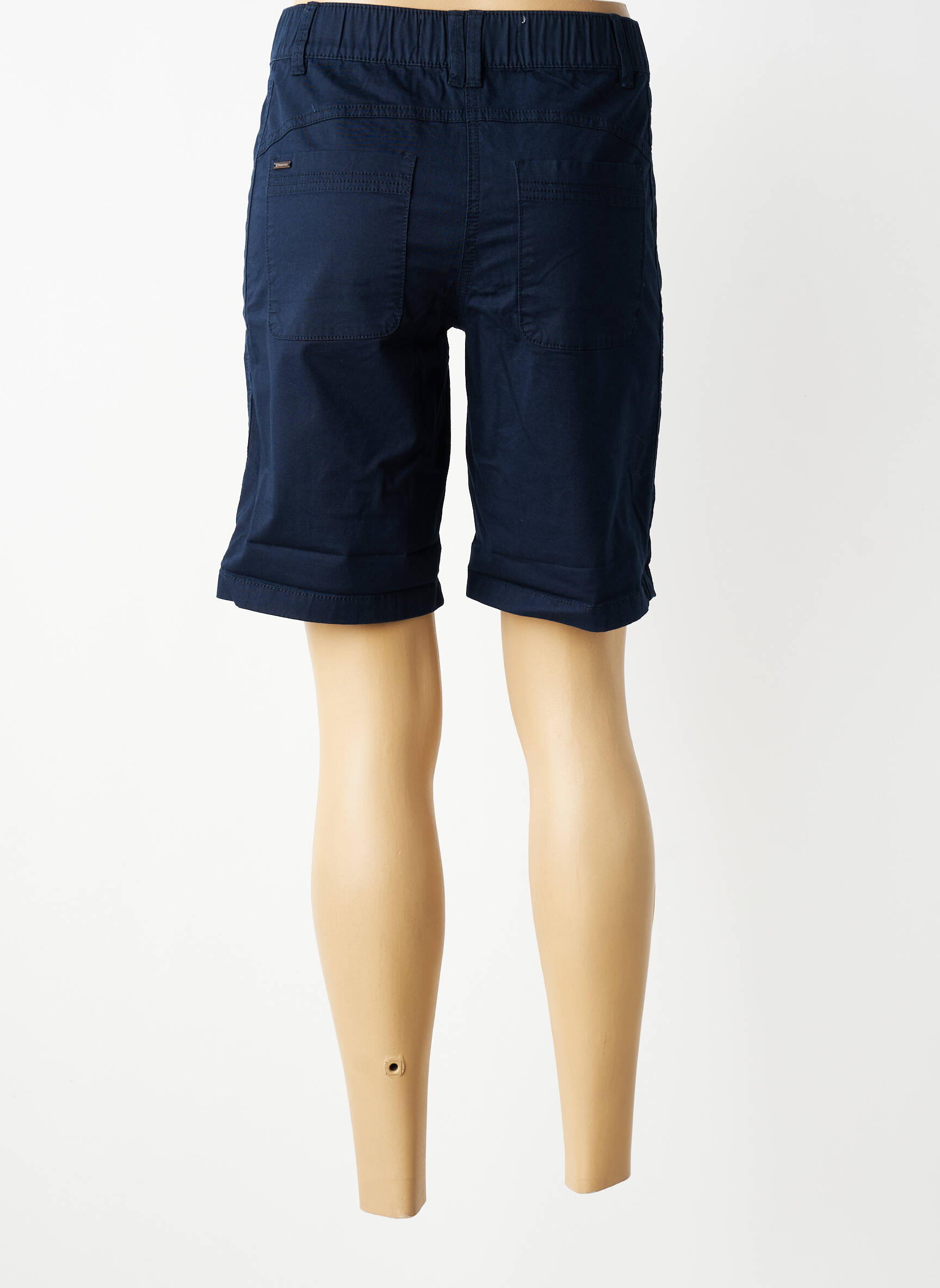 Bermuda taille élastique taille normale bleu STREET ONE femme