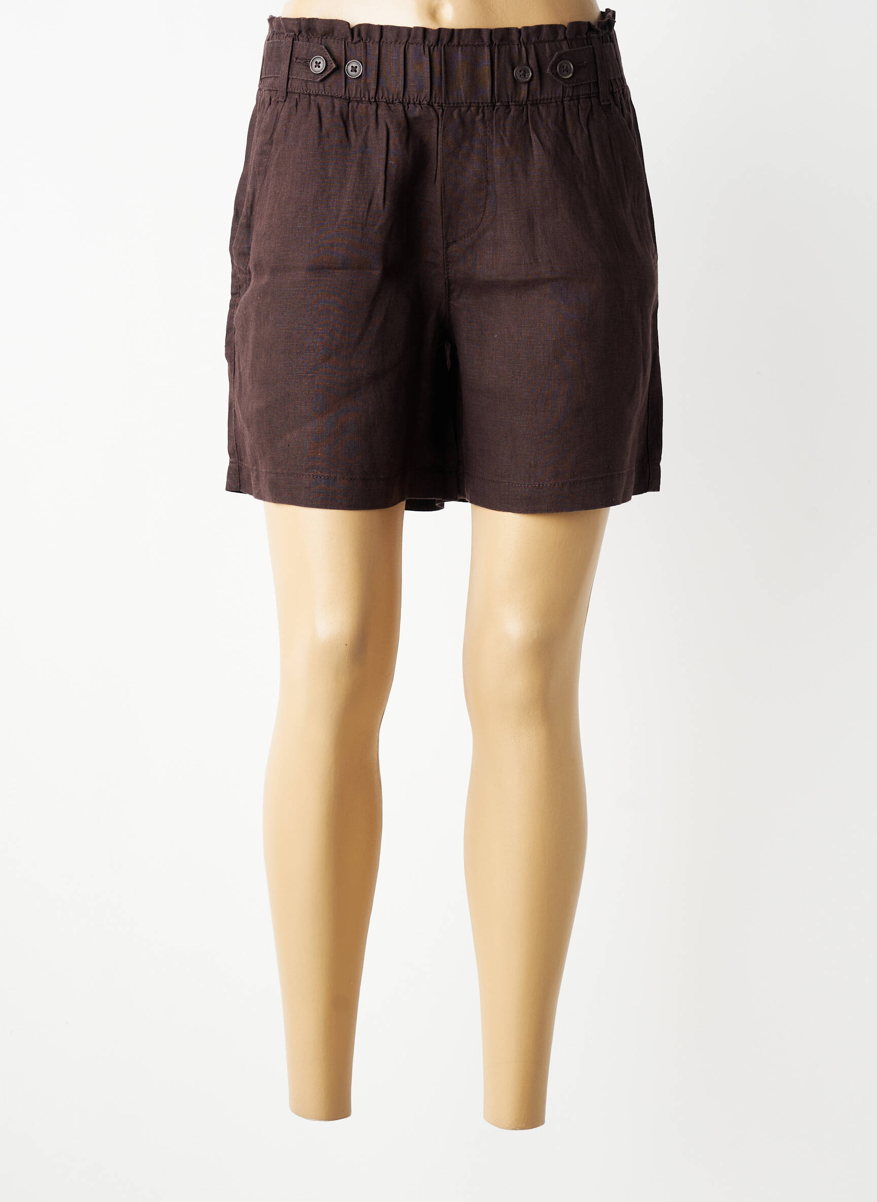 Short taille normale taille normale marron STREET ONE femme