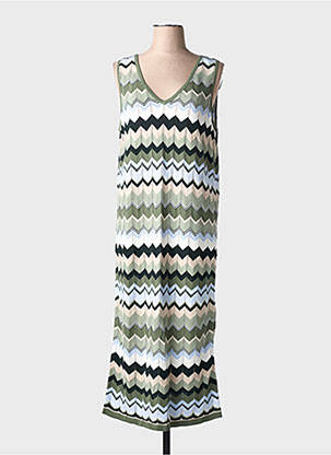 Robe longue sans manche sans manche vert STREET ONE femme
