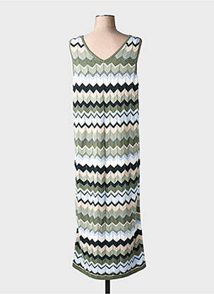 Robe longue sans manche sans manche vert STREET ONE femme