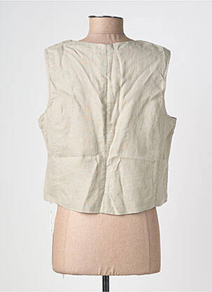 Gilet sans manche coupe cintrée beige STREET ONE femme