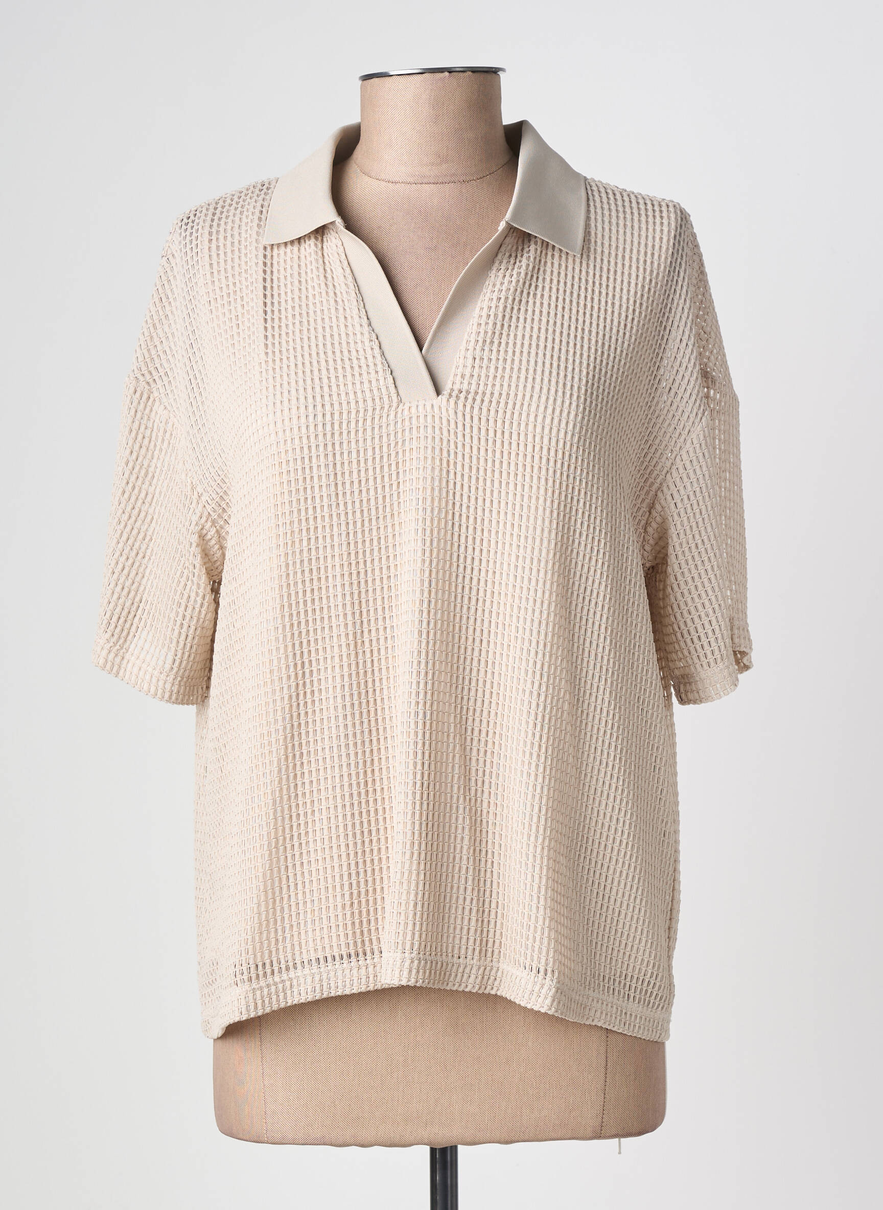 Top manches courtes manches courtes beige STREET ONE femme