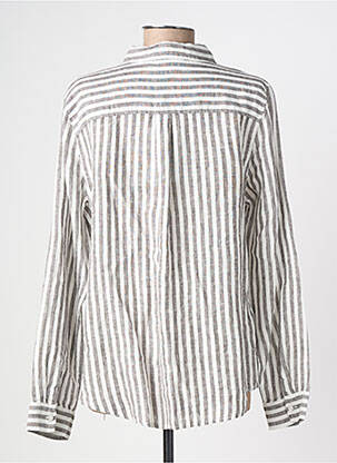Chemisier tissage crêpe manches longues gris STREET ONE femme