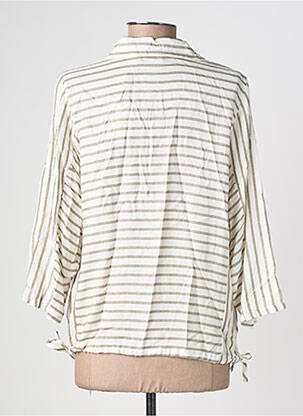 Blouse manches 3/4 manches 3/4 blanc GEISHA femme