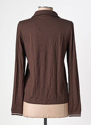 Chemisier coupe cintrée manches longues marron STREET ONE femme