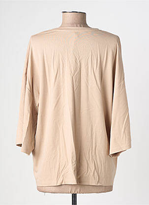 Top coupe fluide manches 3/4 beige IMPERIAL femme