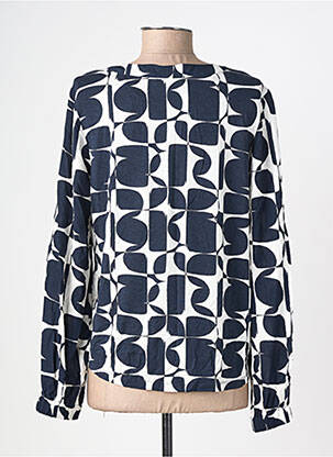 Blouse imprimé fantaisie manches longues bleu STREET ONE femme