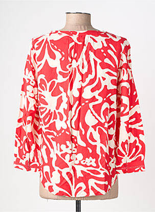 Chemisier imprimé fantaisie manches 3/4 rouge STREET ONE femme