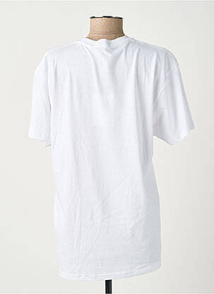 T-shirt sérigraphie floquée manches courtes blanc PLEASE femme