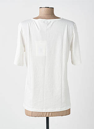 T-shirt sérigraphie floquée manches courtes blanc STREET ONE femme