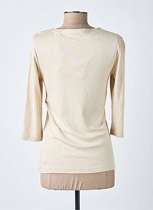 Top coupe cintrée manches 3/4 beige STREET ONE femme