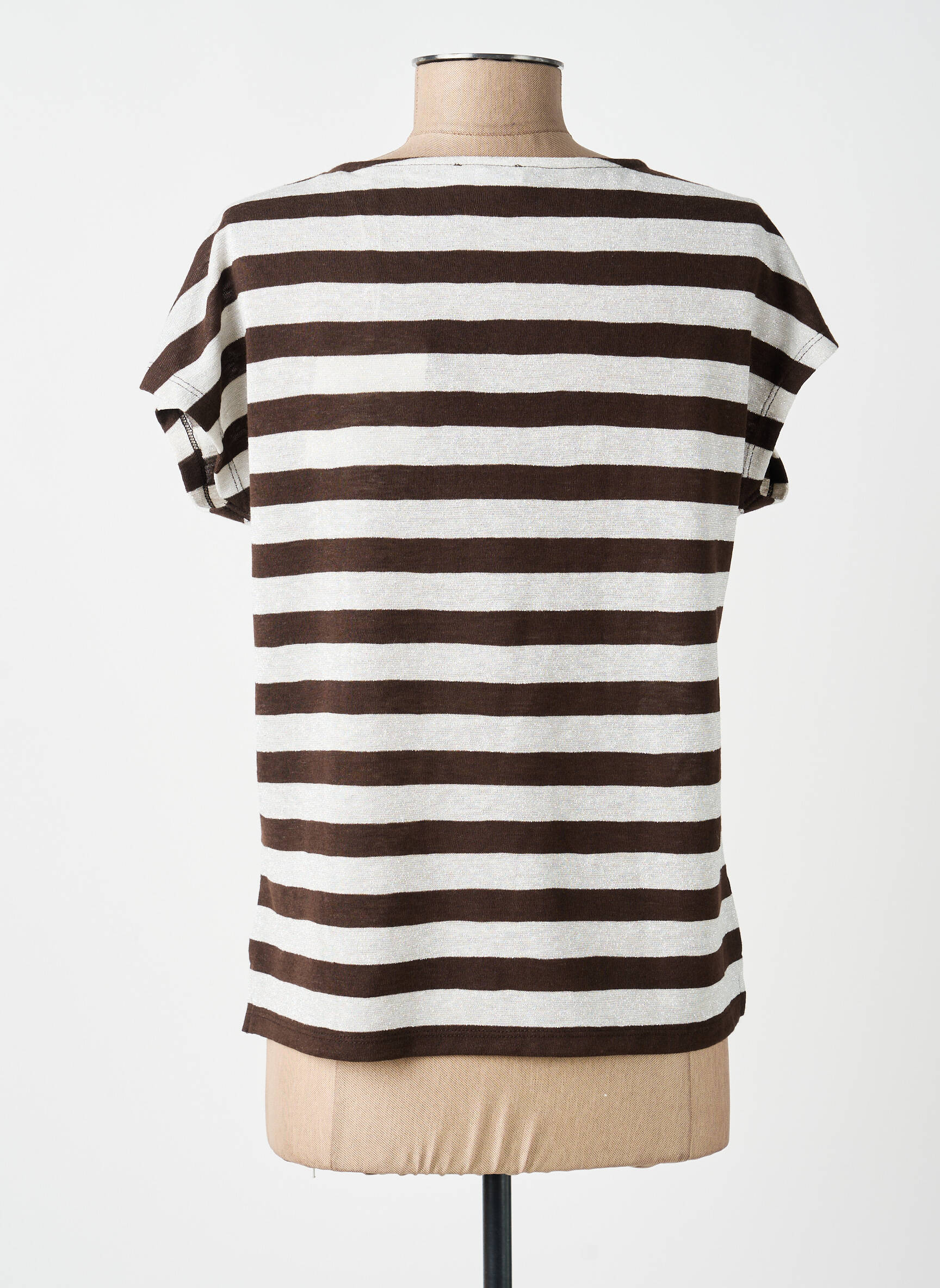 Top manches courtes manches courtes marron STREET ONE femme