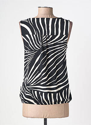 Top stretch sans manche noir STREET ONE femme