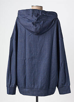 Veste casual col rond bleu PLEASE femme