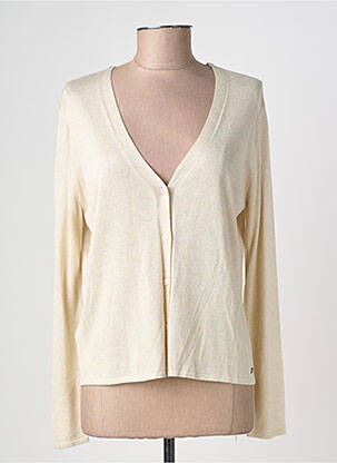 Gilet manches longues fermeture boutonnée sur le devant or SURKANA femme