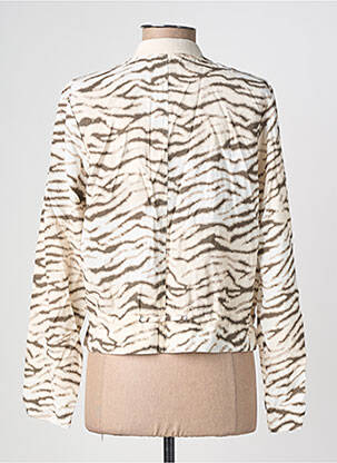 Veste casual col rond marron STREET ONE femme