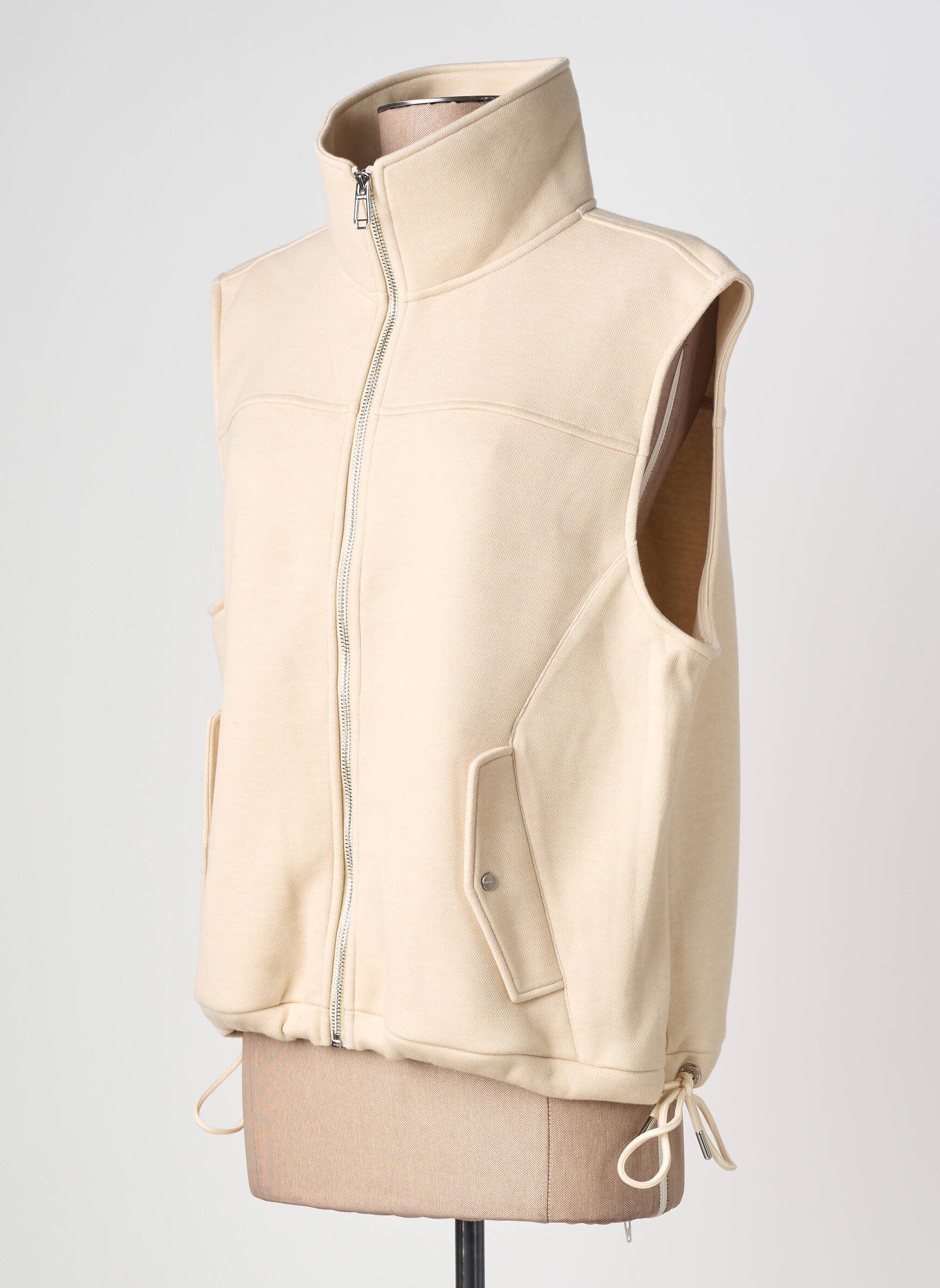 Gilet sans manche poches beige STREET ONE femme