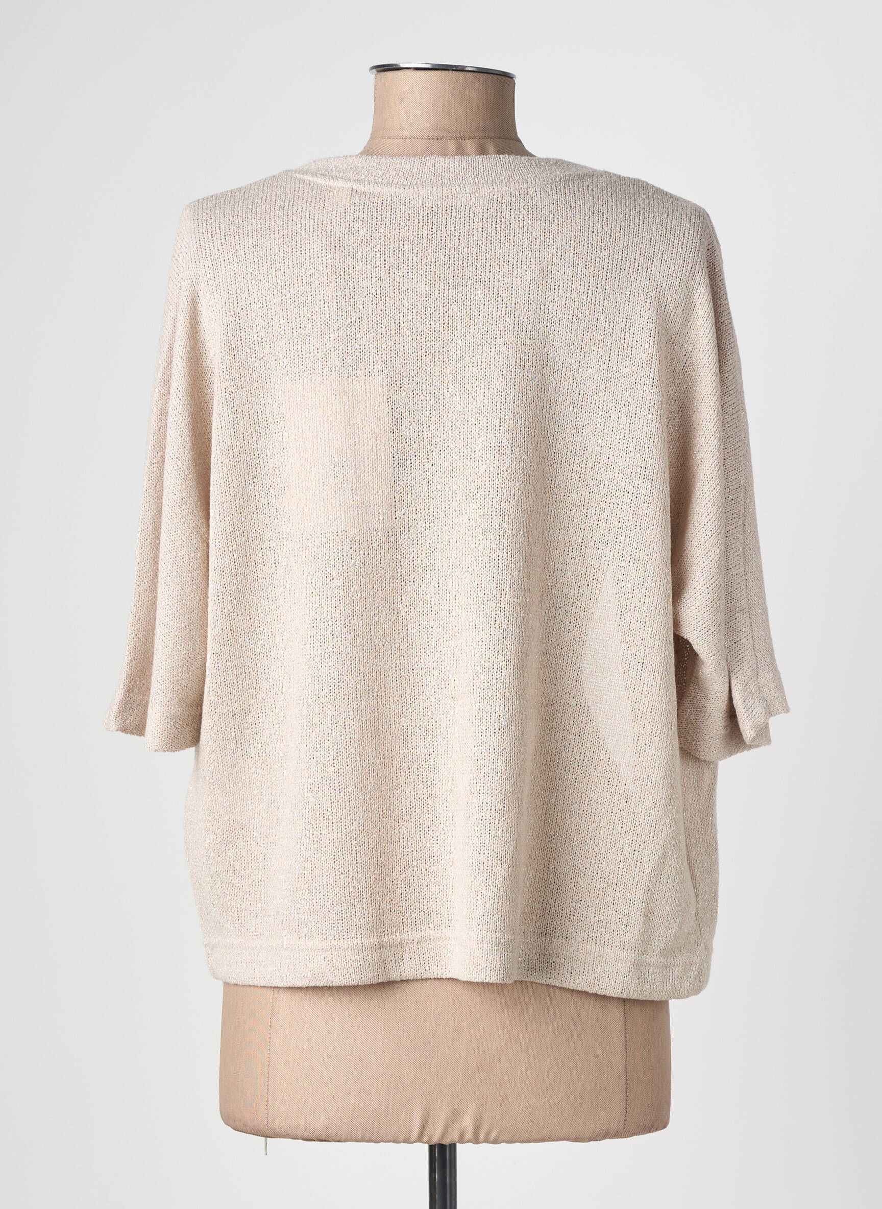 Gilet manches longues manches 3/4 beige STREET ONE femme