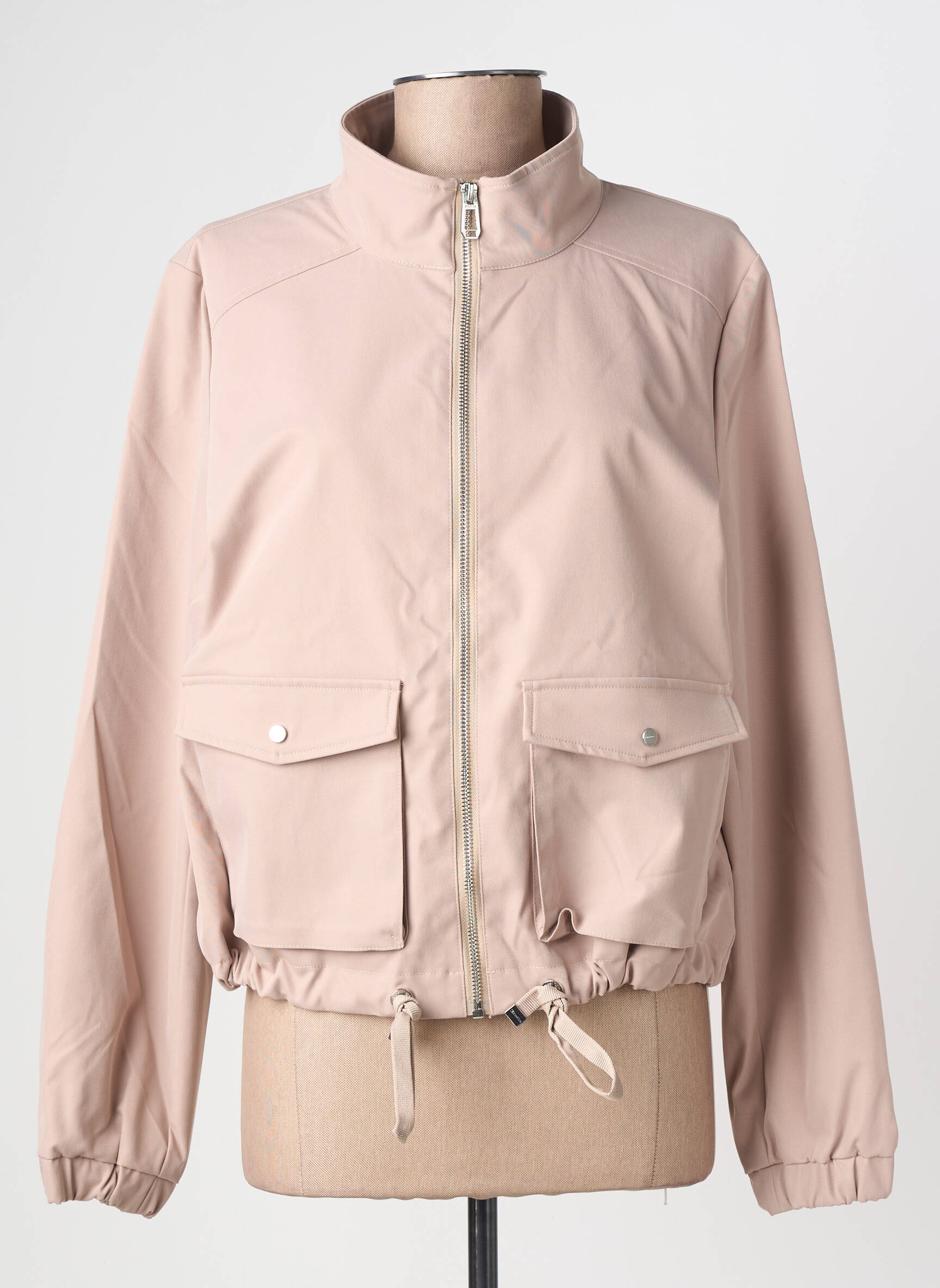 Veste casual col rond marron STREET ONE femme