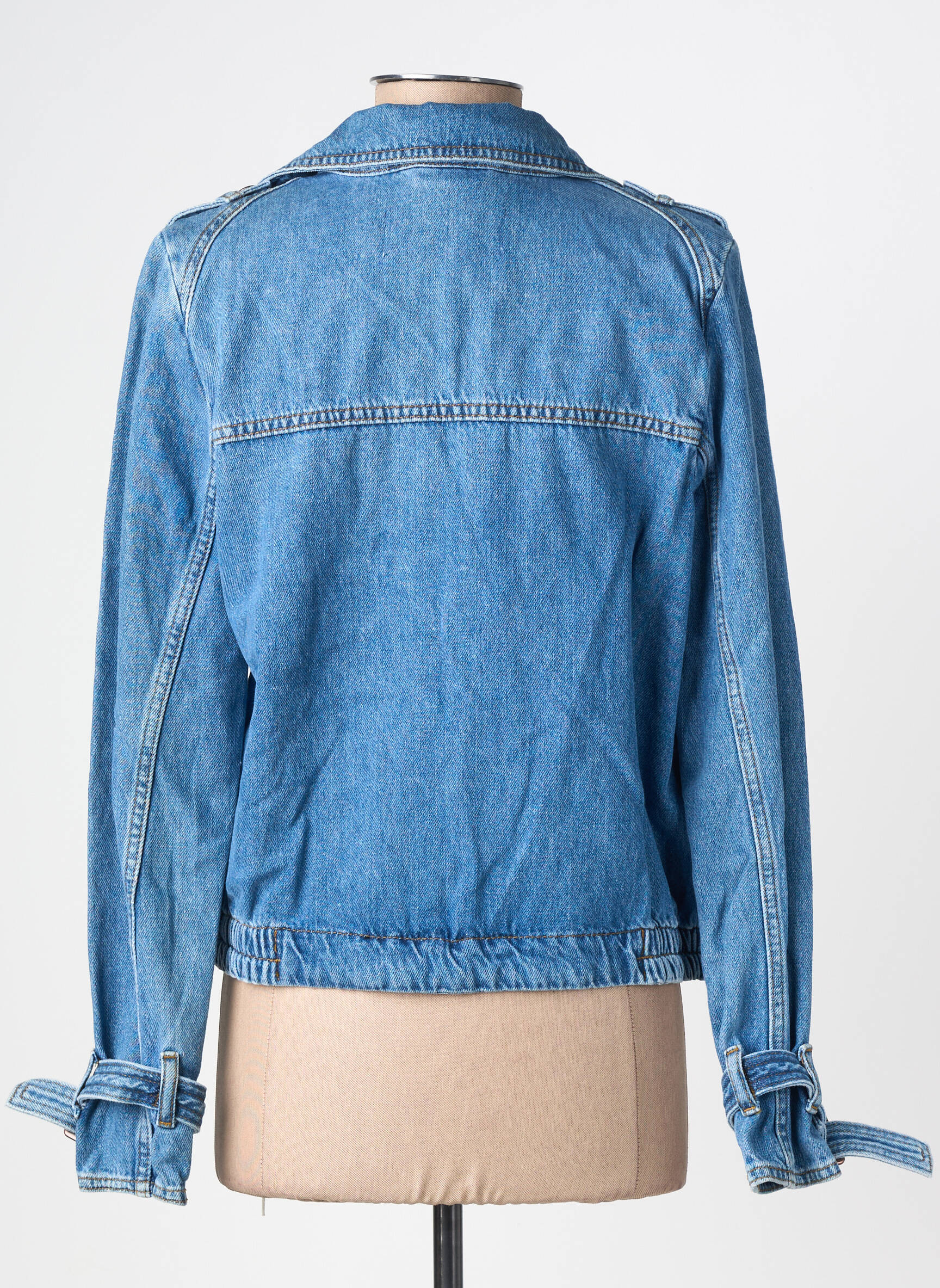 Veste casual col tailleur bleu STREET ONE femme
