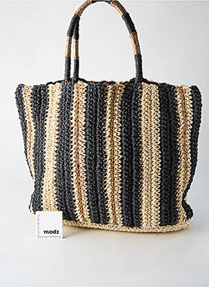 Sac fermeture zippée forme plage noir NEKANE femme
