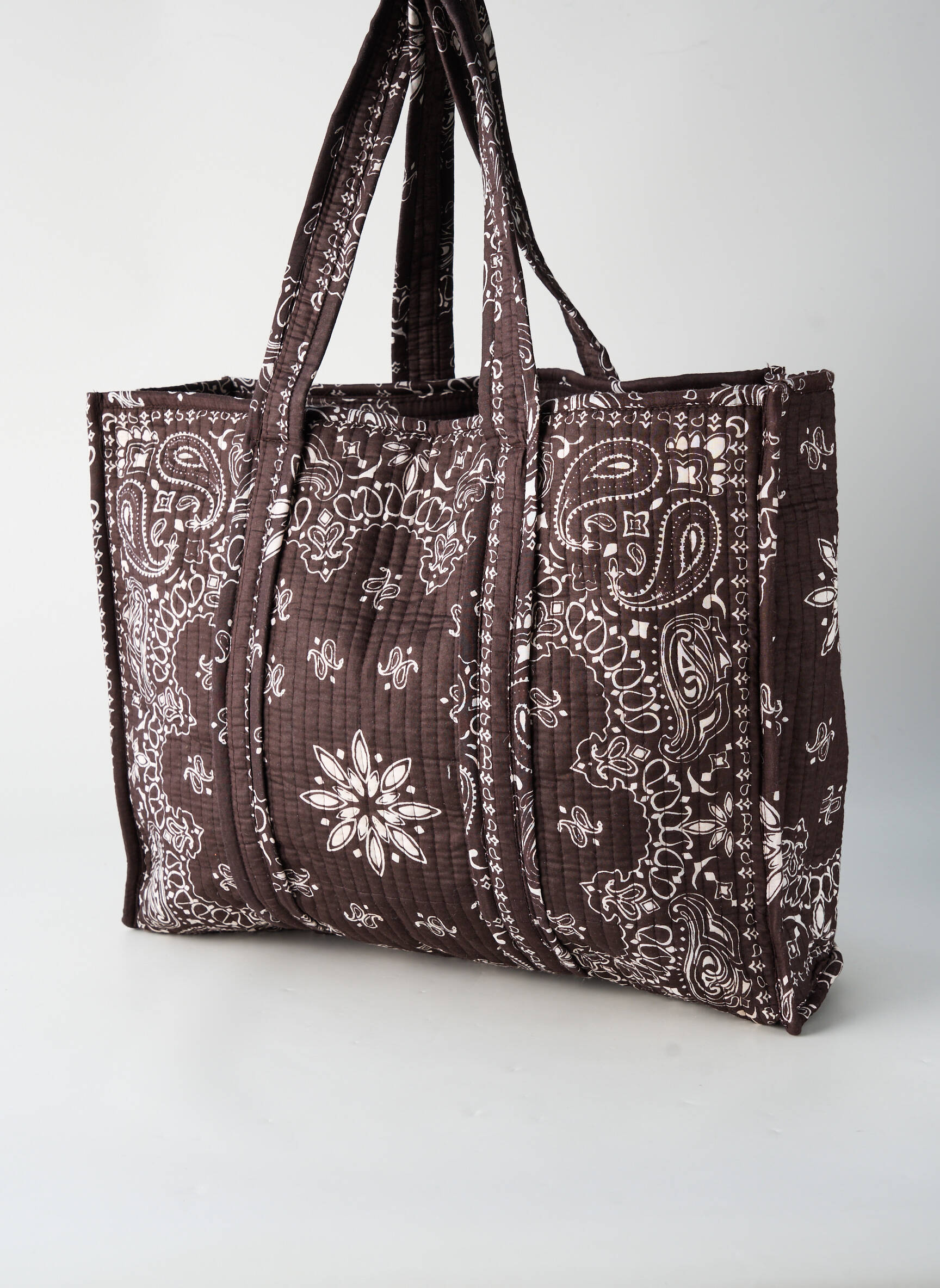 Sac fermeture zippée forme rectangulaire marron LARA-ETHNICS femme
