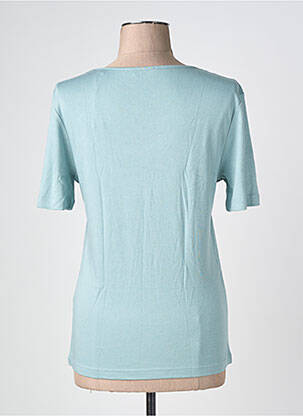 Top stretch manches courtes bleu STREET ONE femme